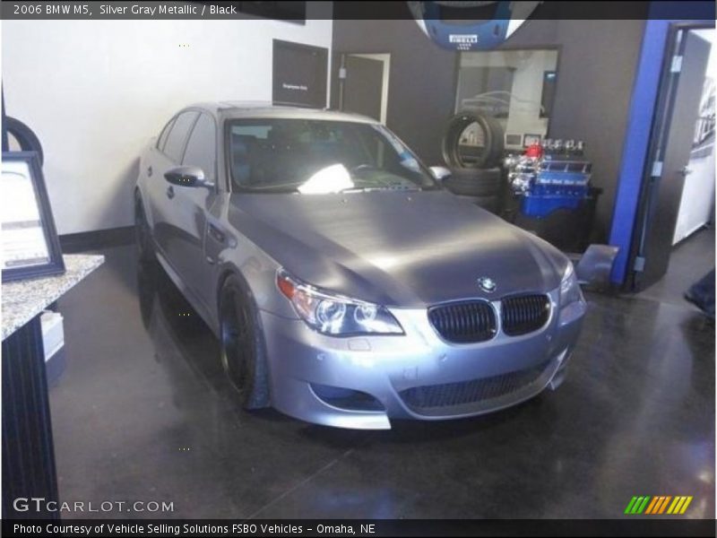 Silver Gray Metallic / Black 2006 BMW M5