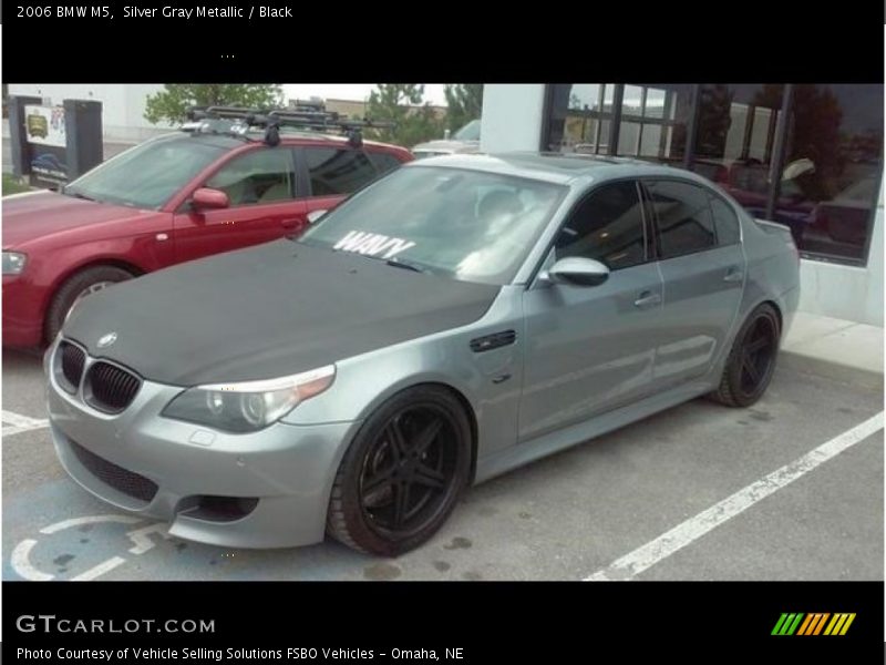 Silver Gray Metallic / Black 2006 BMW M5