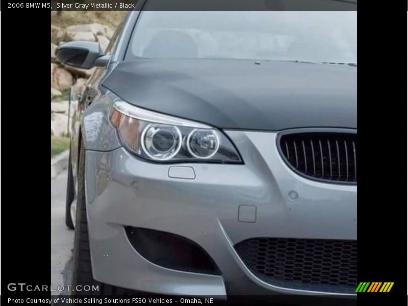 Silver Gray Metallic / Black 2006 BMW M5