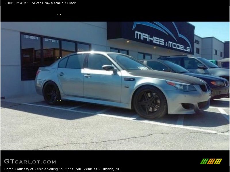 Silver Gray Metallic / Black 2006 BMW M5