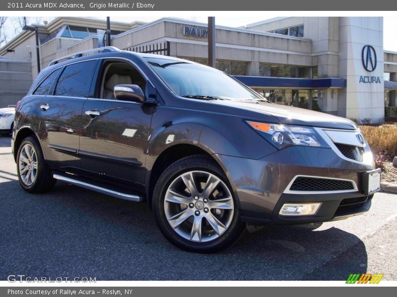 Grigio Metallic / Ebony 2011 Acura MDX Advance