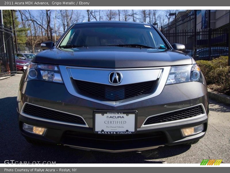 Grigio Metallic / Ebony 2011 Acura MDX Advance