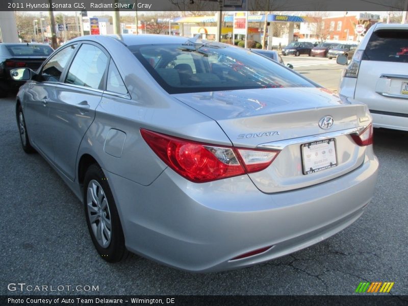 Radiant Silver / Gray 2011 Hyundai Sonata GLS