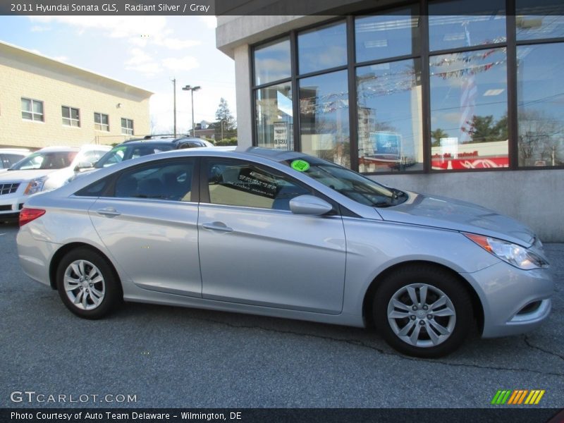 Radiant Silver / Gray 2011 Hyundai Sonata GLS