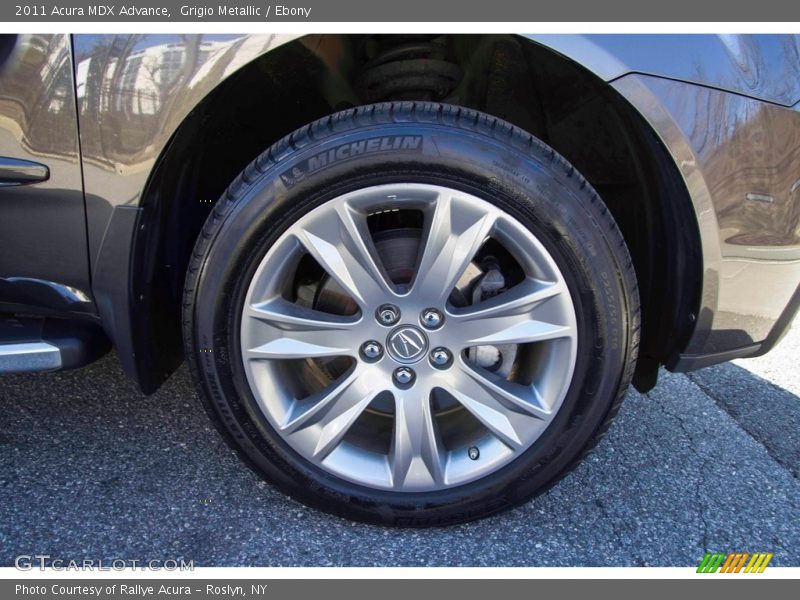 Grigio Metallic / Ebony 2011 Acura MDX Advance