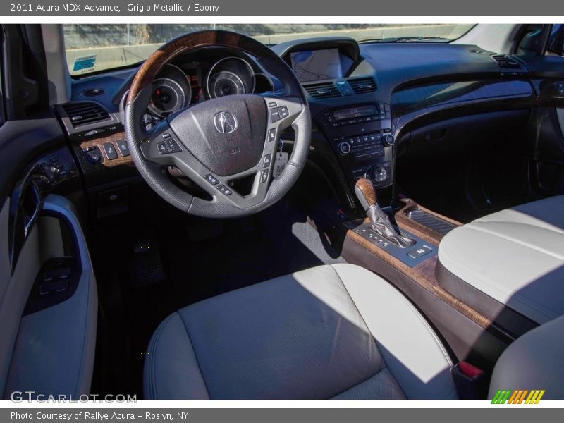 Grigio Metallic / Ebony 2011 Acura MDX Advance