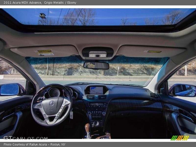 Grigio Metallic / Ebony 2011 Acura MDX Advance