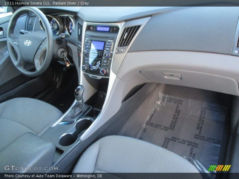Radiant Silver / Gray 2011 Hyundai Sonata GLS