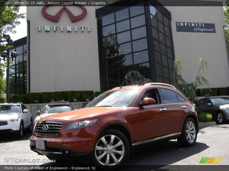 Autumn Copper Metallic / Graphite 2007 Infiniti FX 35 AWD