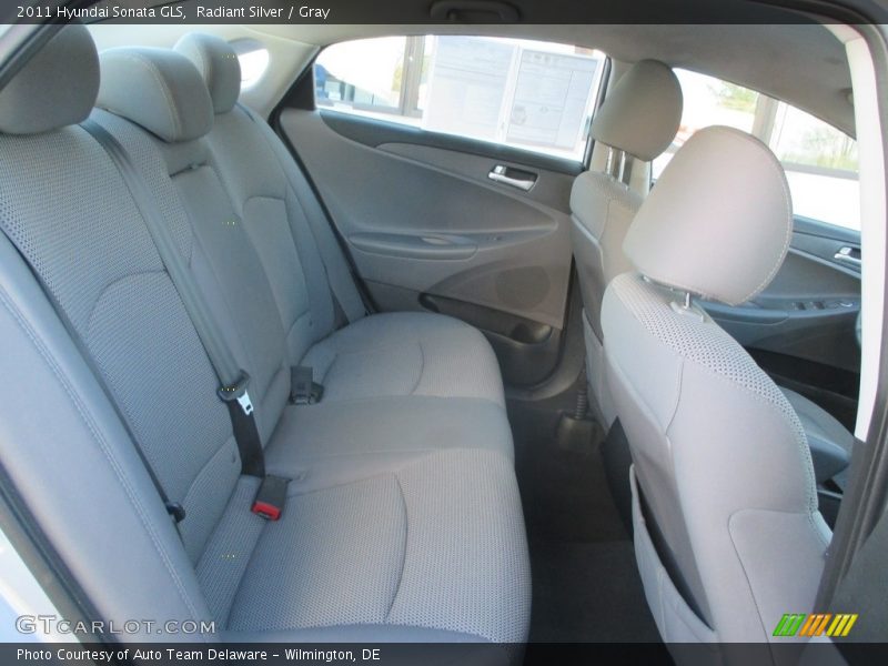 Radiant Silver / Gray 2011 Hyundai Sonata GLS