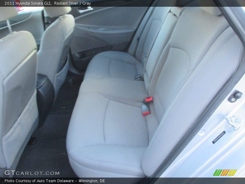 Radiant Silver / Gray 2011 Hyundai Sonata GLS