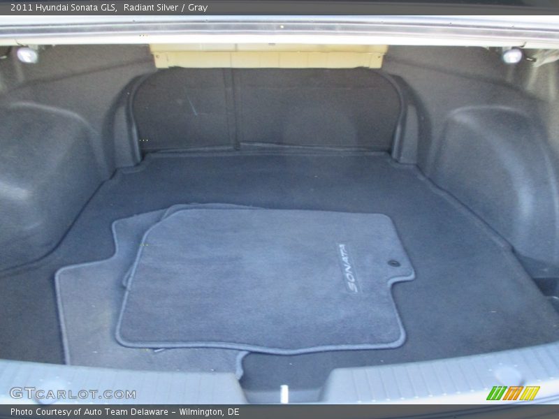 Radiant Silver / Gray 2011 Hyundai Sonata GLS