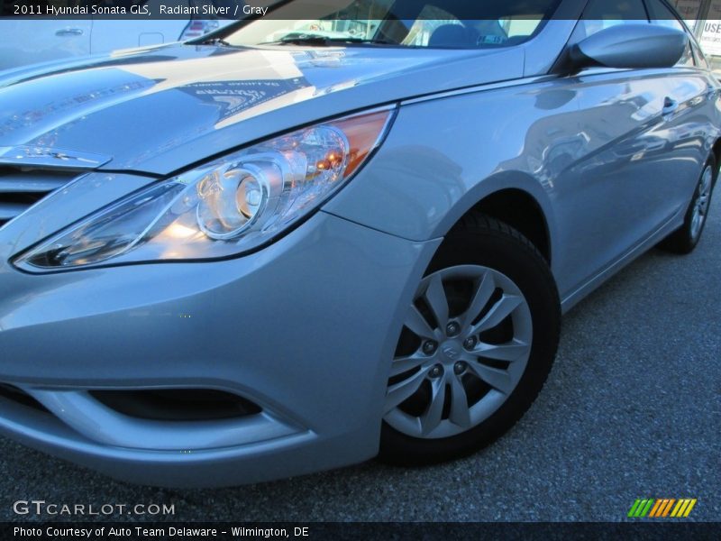 Radiant Silver / Gray 2011 Hyundai Sonata GLS