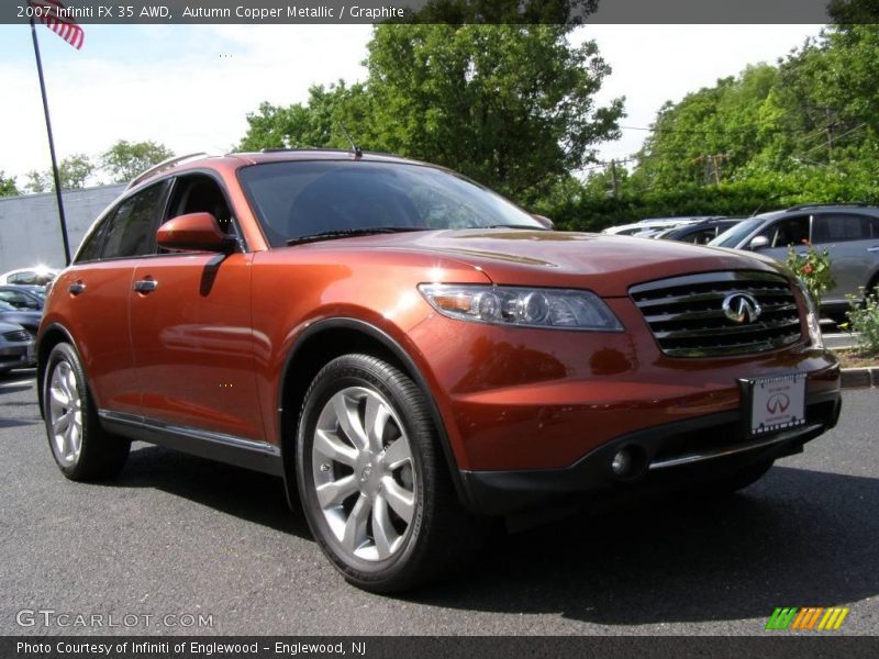 Autumn Copper Metallic / Graphite 2007 Infiniti FX 35 AWD