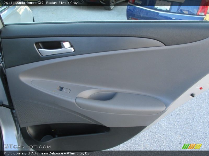 Radiant Silver / Gray 2011 Hyundai Sonata GLS