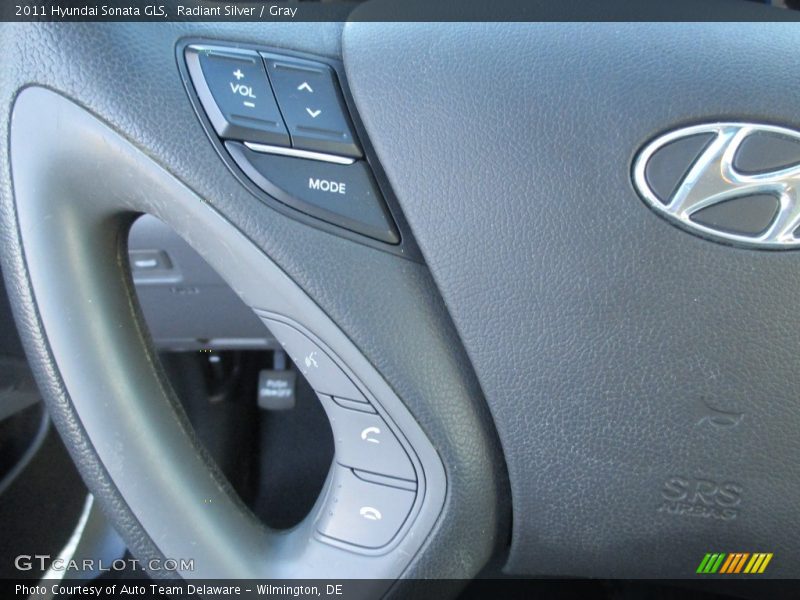 Radiant Silver / Gray 2011 Hyundai Sonata GLS