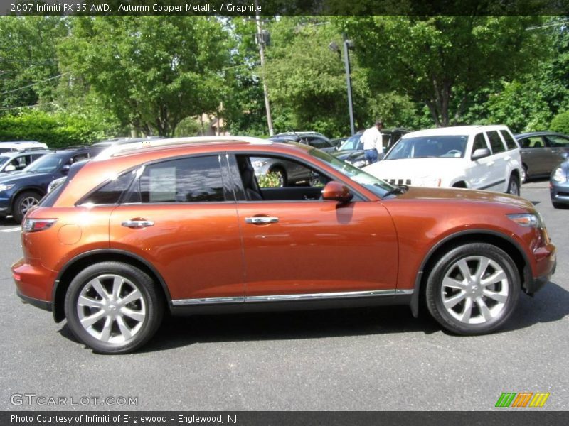 Autumn Copper Metallic / Graphite 2007 Infiniti FX 35 AWD