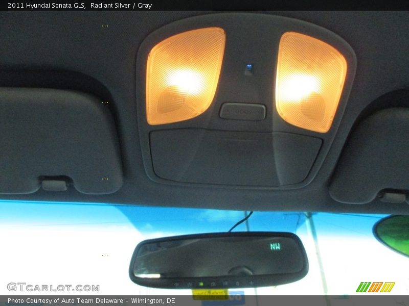 Radiant Silver / Gray 2011 Hyundai Sonata GLS