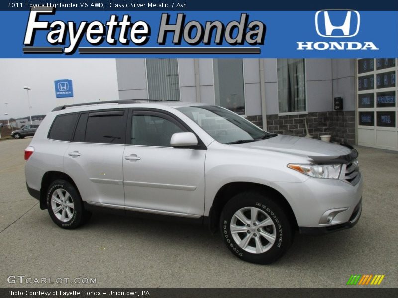 Classic Silver Metallic / Ash 2011 Toyota Highlander V6 4WD