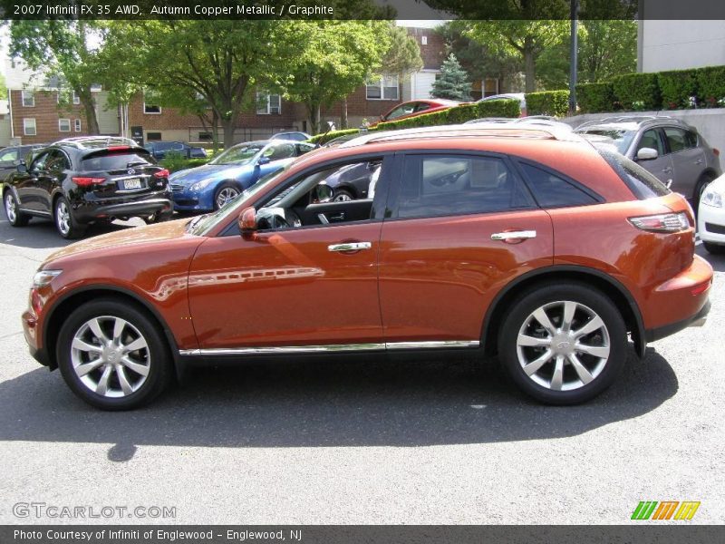 Autumn Copper Metallic / Graphite 2007 Infiniti FX 35 AWD
