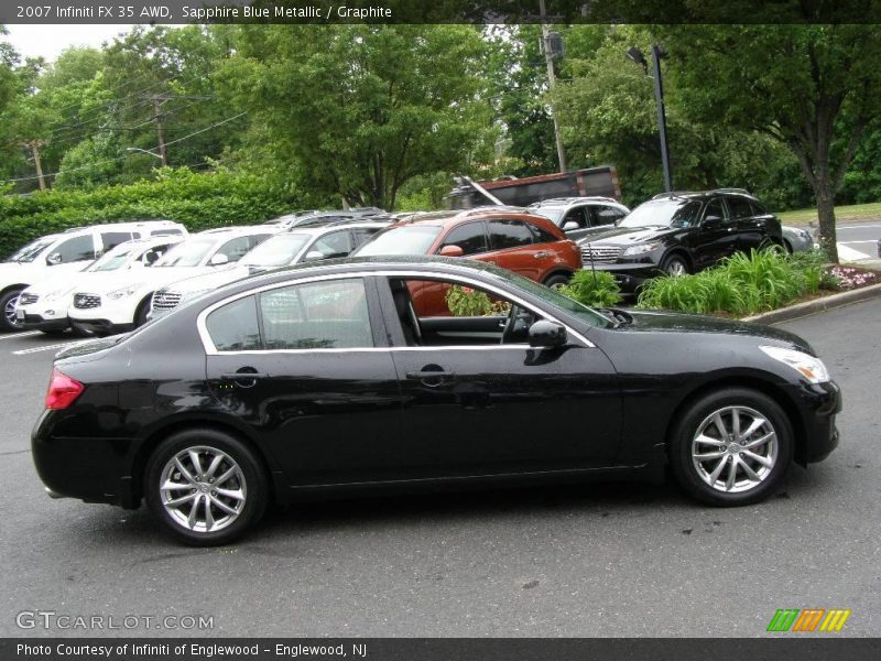 Sapphire Blue Metallic / Graphite 2007 Infiniti FX 35 AWD