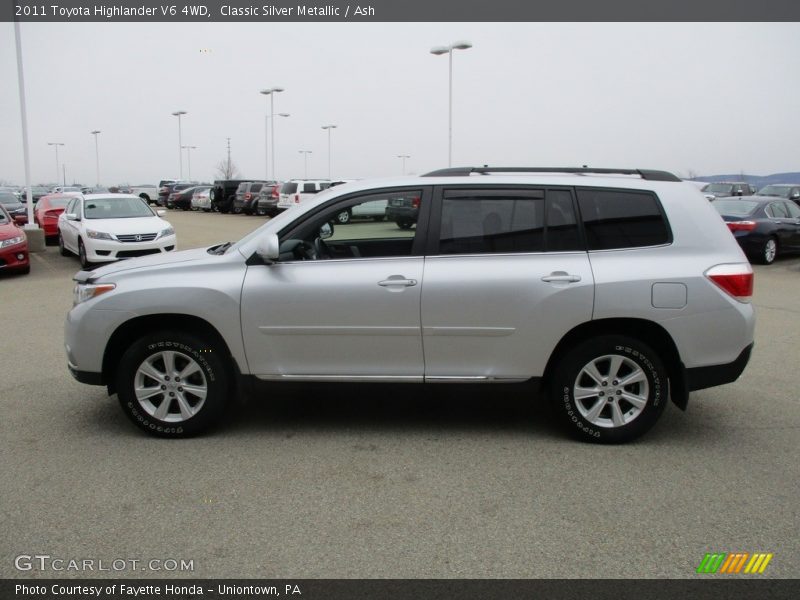 Classic Silver Metallic / Ash 2011 Toyota Highlander V6 4WD