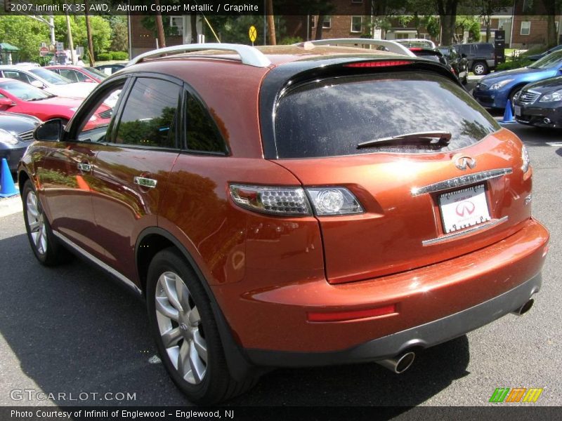 Autumn Copper Metallic / Graphite 2007 Infiniti FX 35 AWD