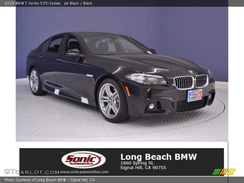Jet Black / Black 2016 BMW 5 Series 535i Sedan