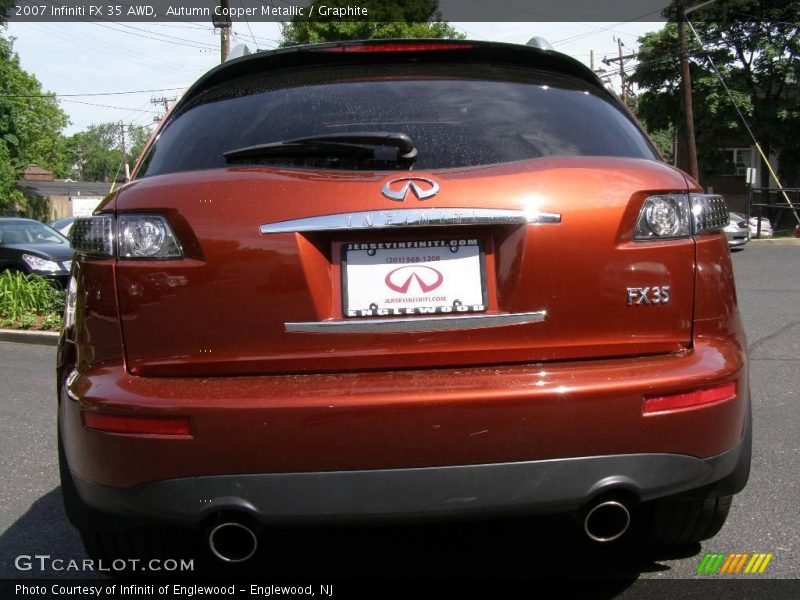 Autumn Copper Metallic / Graphite 2007 Infiniti FX 35 AWD