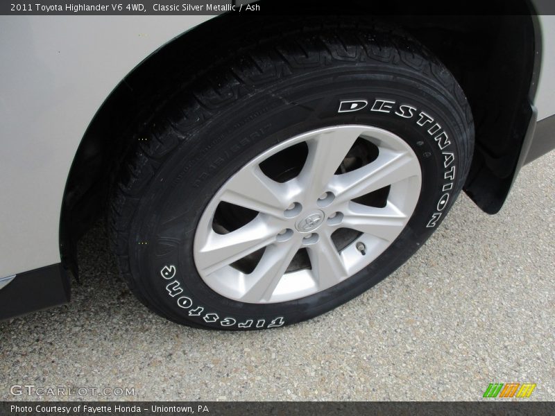 Classic Silver Metallic / Ash 2011 Toyota Highlander V6 4WD