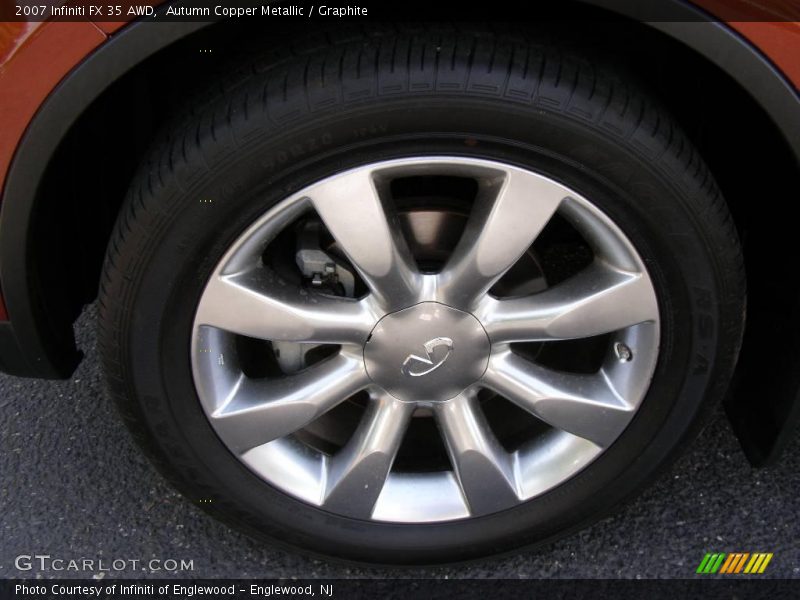 Autumn Copper Metallic / Graphite 2007 Infiniti FX 35 AWD