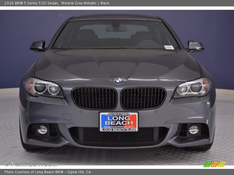 Mineral Grey Metallic / Black 2016 BMW 5 Series 535i Sedan