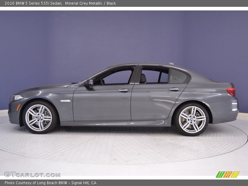 Mineral Grey Metallic / Black 2016 BMW 5 Series 535i Sedan