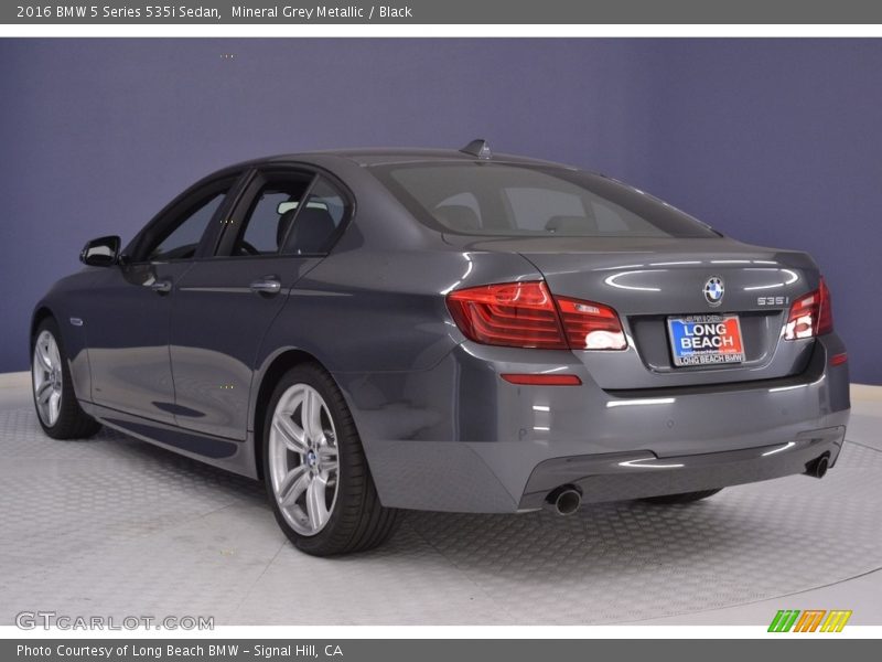 Mineral Grey Metallic / Black 2016 BMW 5 Series 535i Sedan