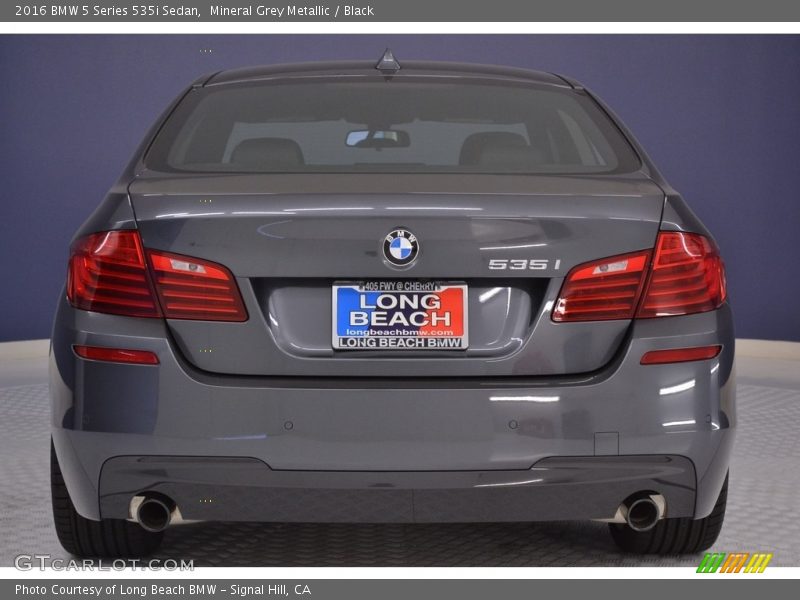 Mineral Grey Metallic / Black 2016 BMW 5 Series 535i Sedan
