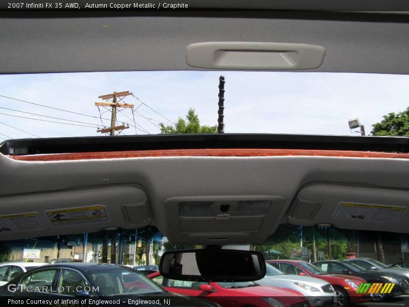 Autumn Copper Metallic / Graphite 2007 Infiniti FX 35 AWD