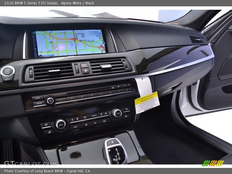 Alpine White / Black 2016 BMW 5 Series 535i Sedan