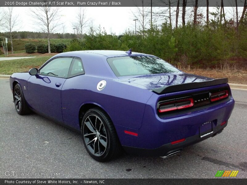 Plum Crazy Pearl / Black 2016 Dodge Challenger R/T Scat Pack