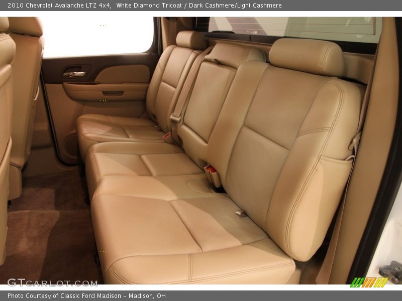 White Diamond Tricoat / Dark Cashmere/Light Cashmere 2010 Chevrolet Avalanche LTZ 4x4
