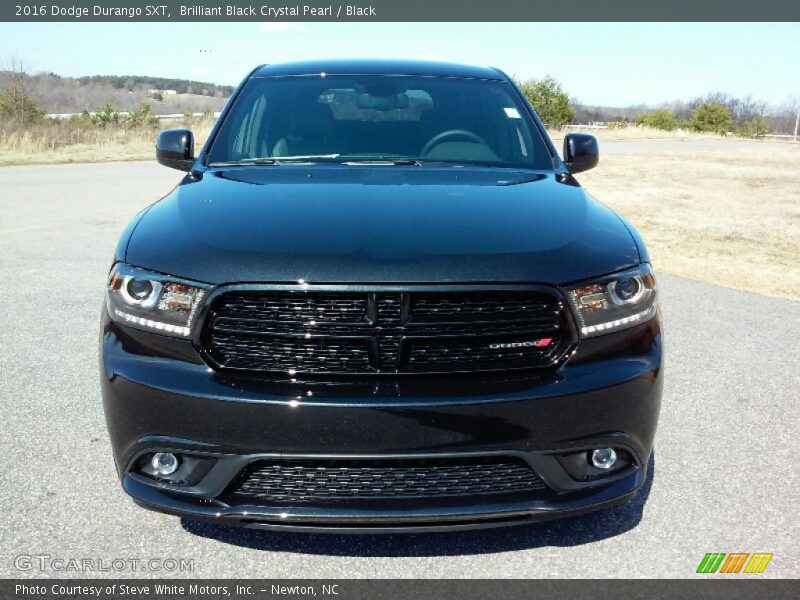 Brilliant Black Crystal Pearl / Black 2016 Dodge Durango SXT