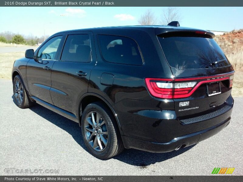 Brilliant Black Crystal Pearl / Black 2016 Dodge Durango SXT