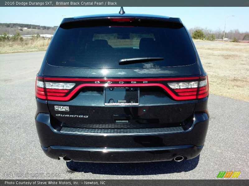 Brilliant Black Crystal Pearl / Black 2016 Dodge Durango SXT