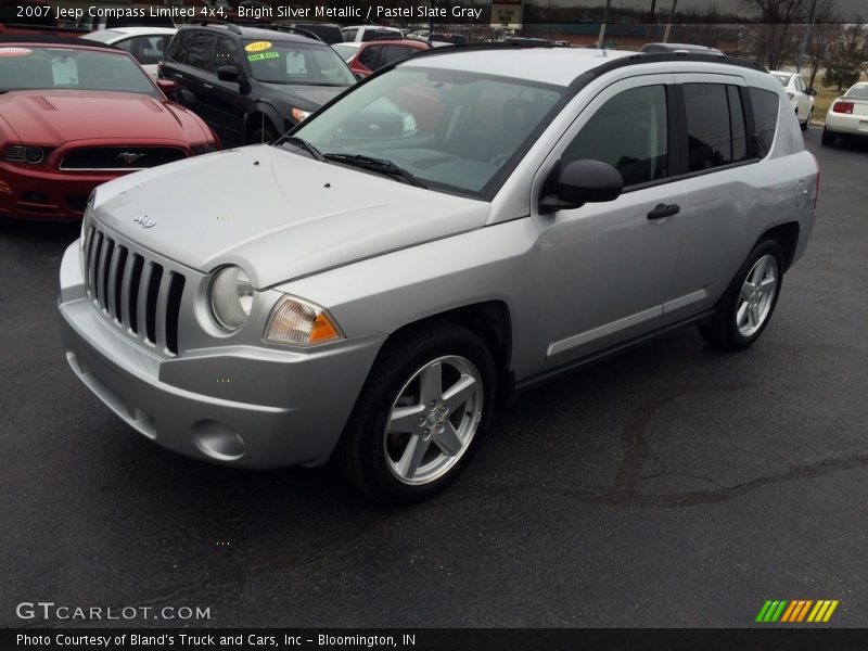 Bright Silver Metallic / Pastel Slate Gray 2007 Jeep Compass Limited 4x4