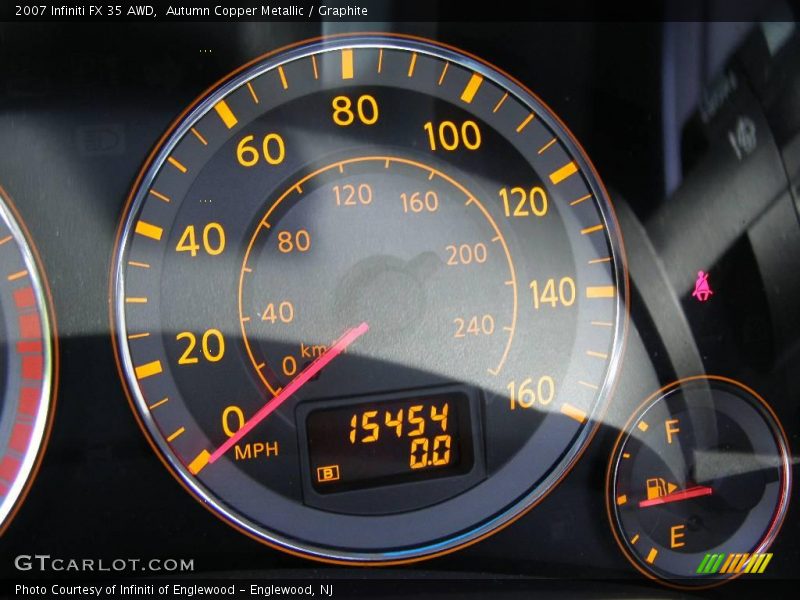 Autumn Copper Metallic / Graphite 2007 Infiniti FX 35 AWD