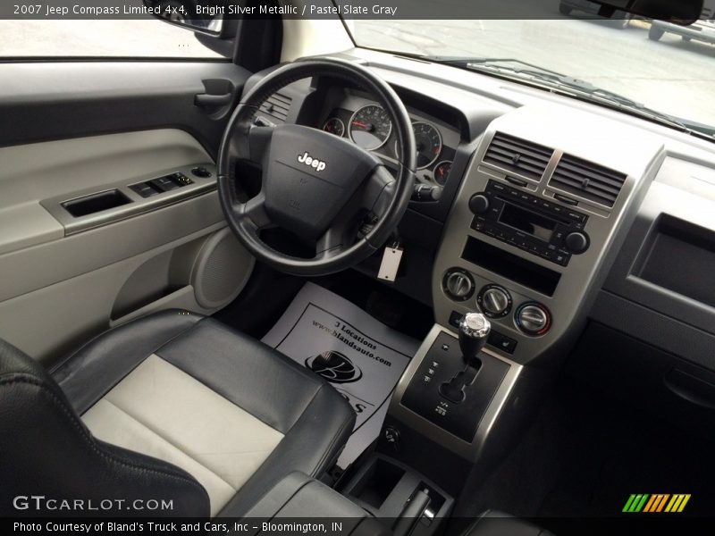 Bright Silver Metallic / Pastel Slate Gray 2007 Jeep Compass Limited 4x4