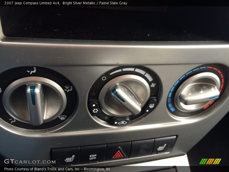 Bright Silver Metallic / Pastel Slate Gray 2007 Jeep Compass Limited 4x4