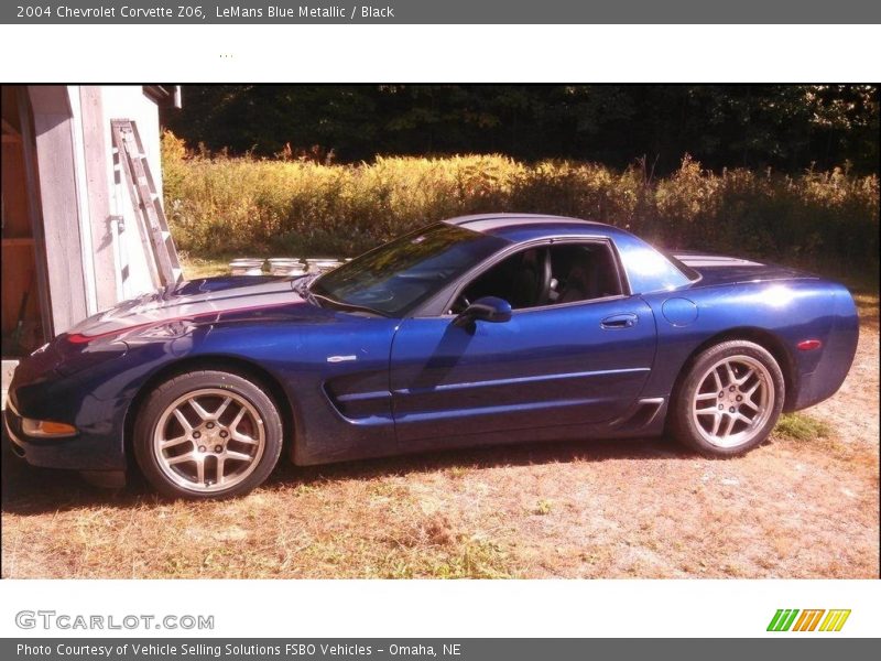 LeMans Blue Metallic / Black 2004 Chevrolet Corvette Z06