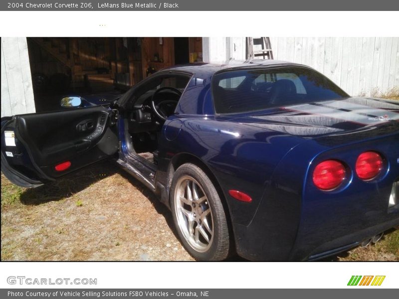 LeMans Blue Metallic / Black 2004 Chevrolet Corvette Z06