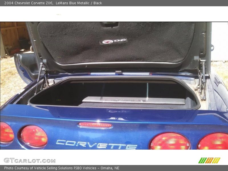 LeMans Blue Metallic / Black 2004 Chevrolet Corvette Z06