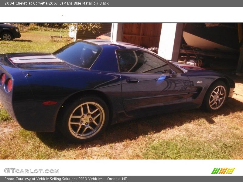 LeMans Blue Metallic / Black 2004 Chevrolet Corvette Z06